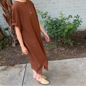 April Meets October Dress in Cocoa